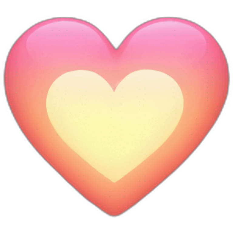 glow heart emoji