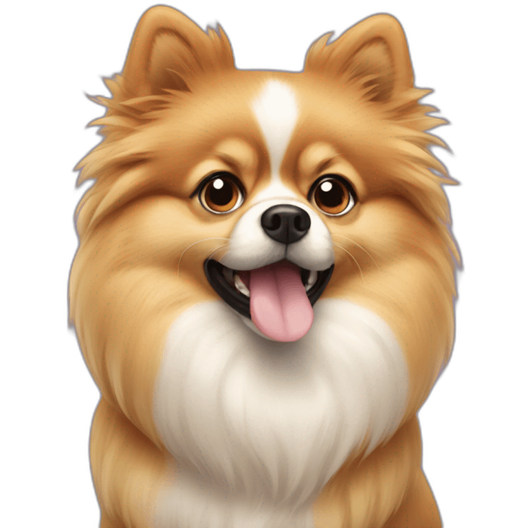 Dog pomerania emoji