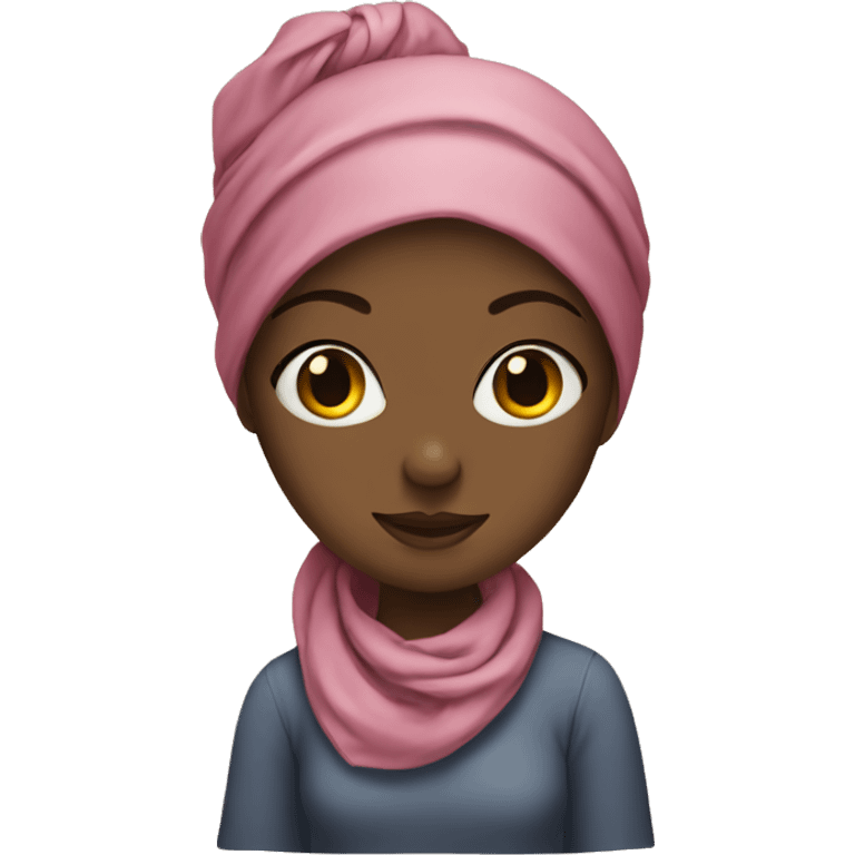 Girl whit a head scarf  emoji