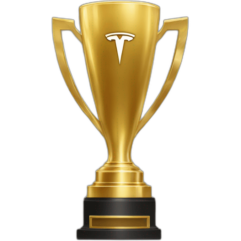 tesla gold trophy emoji