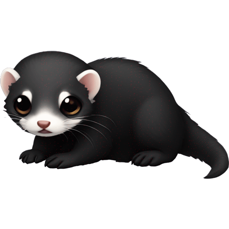 goth ferret emoji