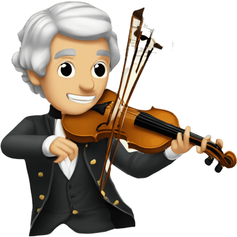 joseph haydn playing violin emoji