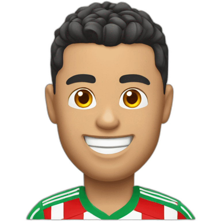 Ronaldo qui boit du Coca-Cola emoji