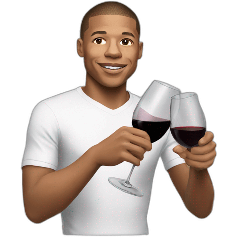 mbappe-with-wine emoji