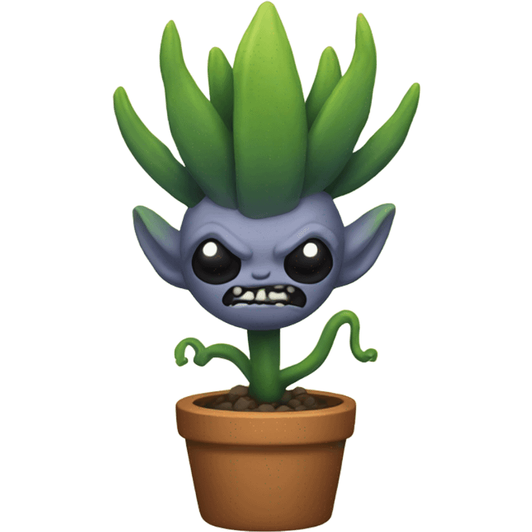 Demon succulent  emoji