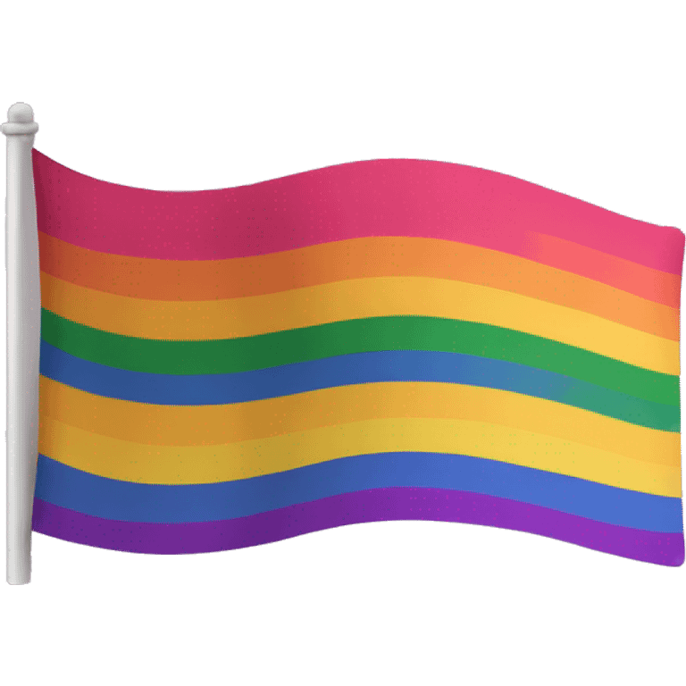 Lesbian pride flag emoji