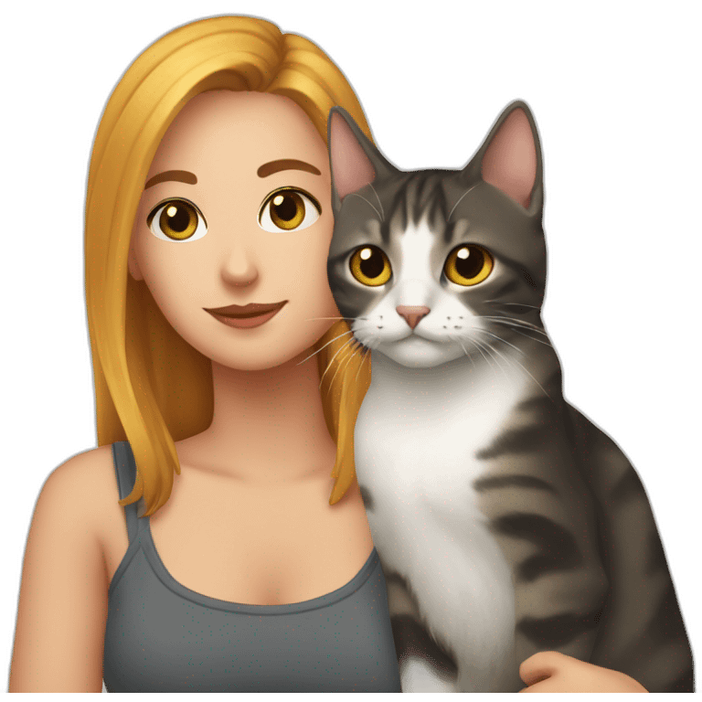 Kat met vis emoji