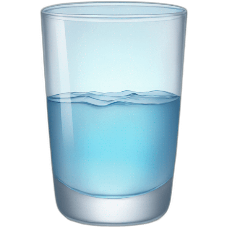 A glass of water emoji