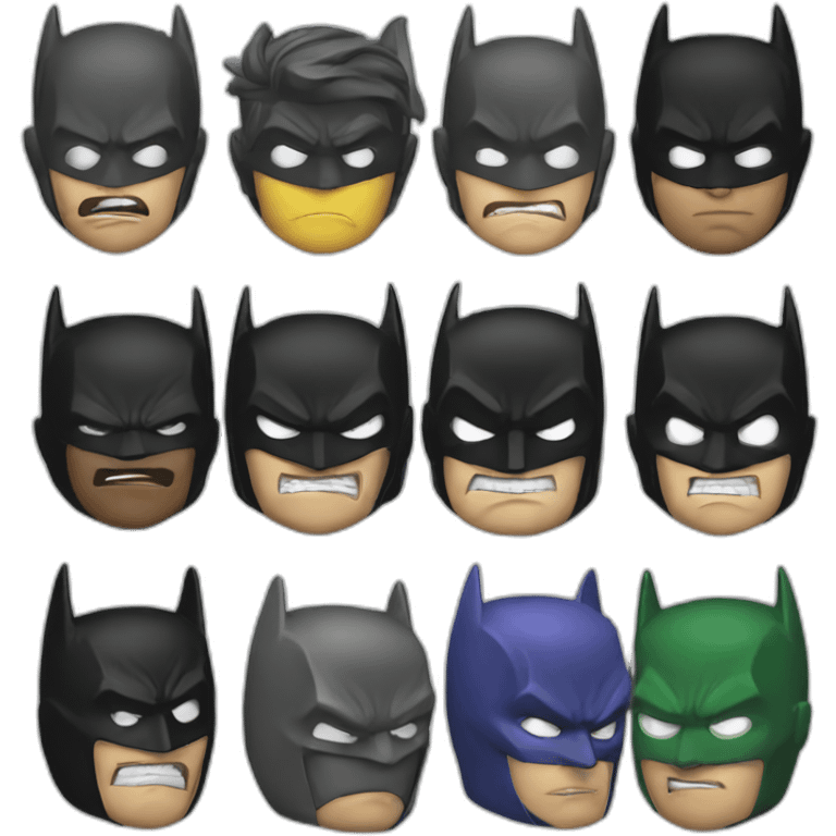 Batman evil emoji