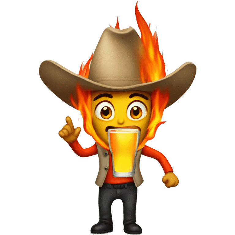 spicy fire tequila emoji