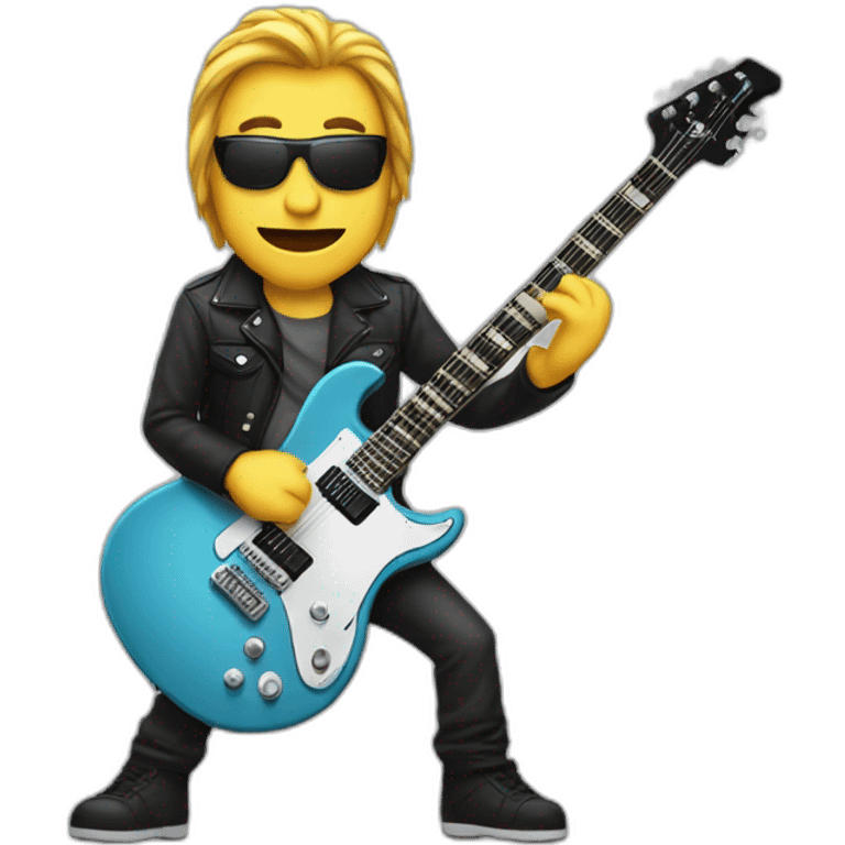 electrik guitar rock single emoji