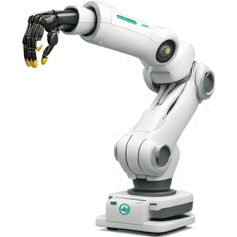 medical robotic arm with parallel gripper emoji