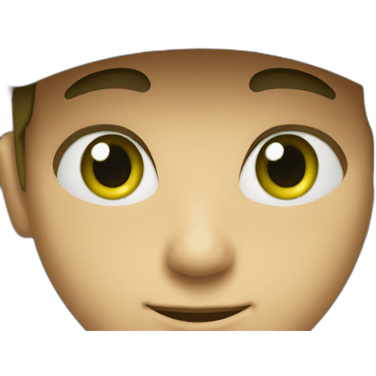 BOY WITH GREEN EYES & CAP emoji