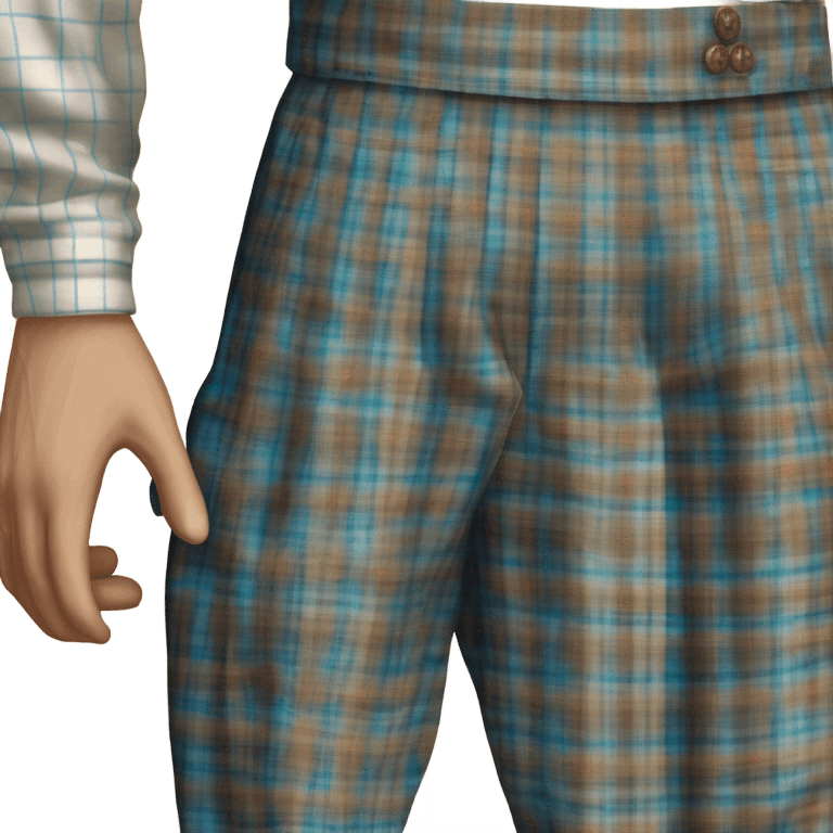 Vintage 80s men’s trouser emoji