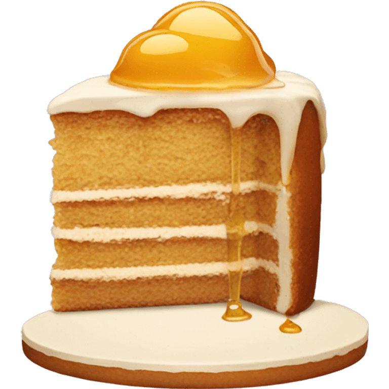 honey cake emoji