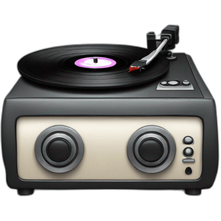 vinyl record player emoji