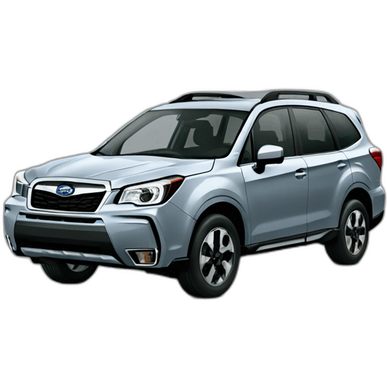 grey Subaru forester wilderness emoji