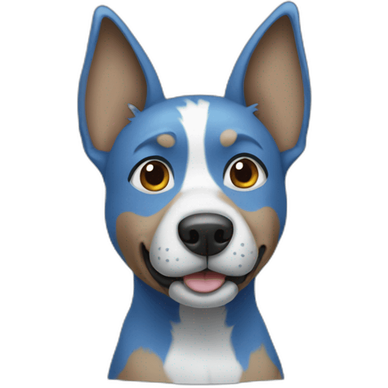 blue dog emoji