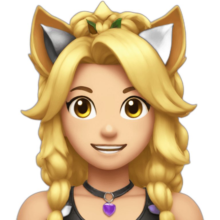 Bowsette catgirl emoji