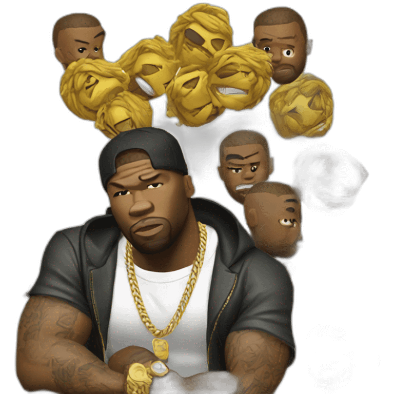 50 cent gangsta emoji