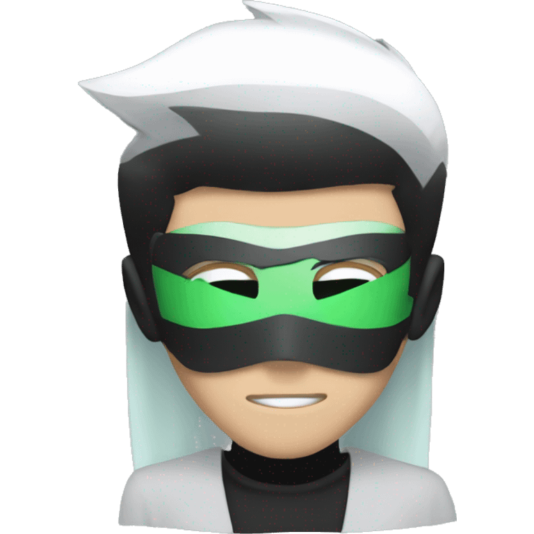 Danny phantom with a mask emoji