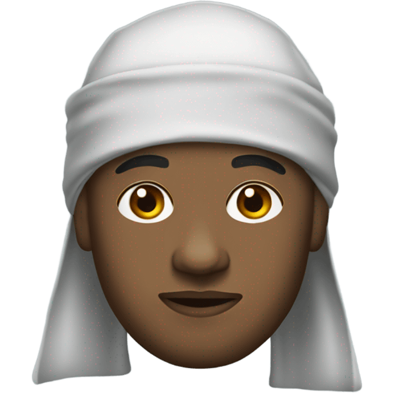 Martin Luther with a durag emoji