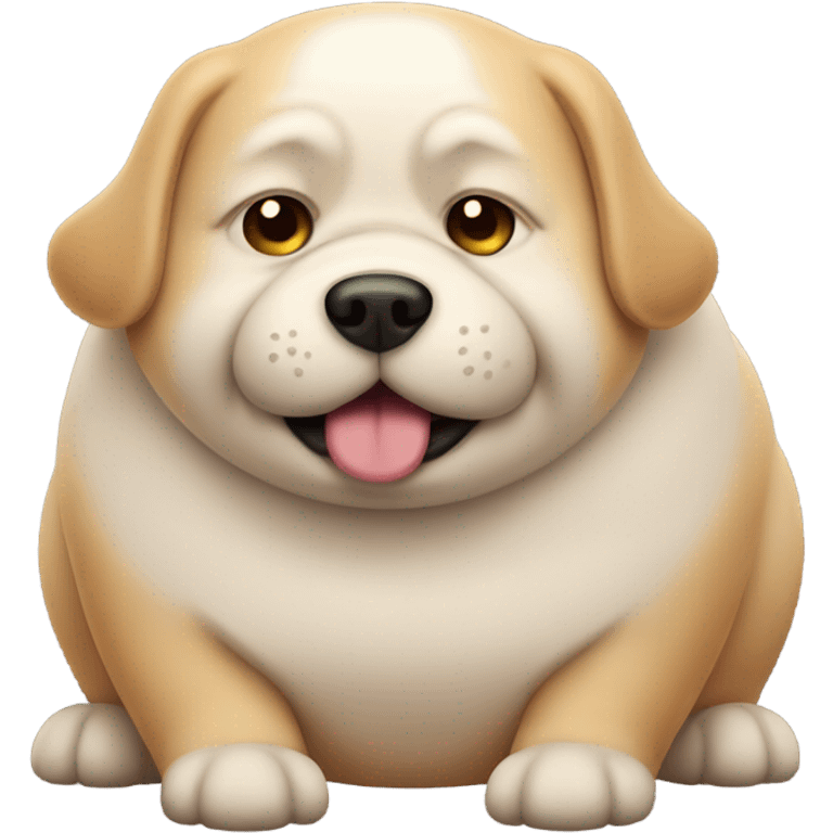 Fat dog emoji