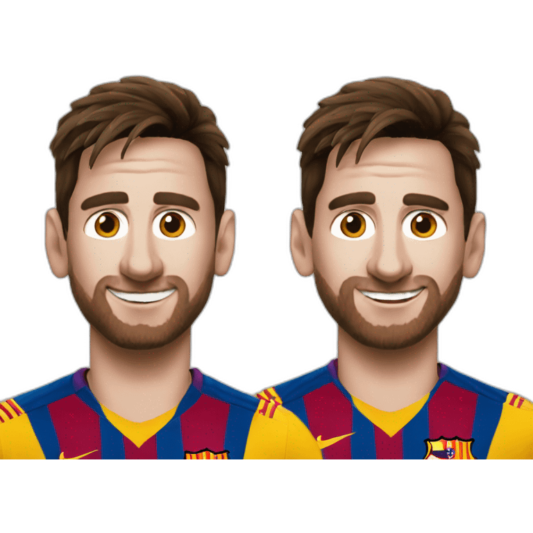 Messi est choquer emoji