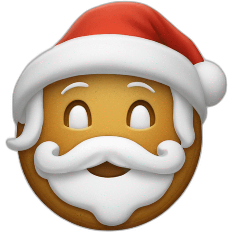 Bonhomme pain d'épices Noël emoji