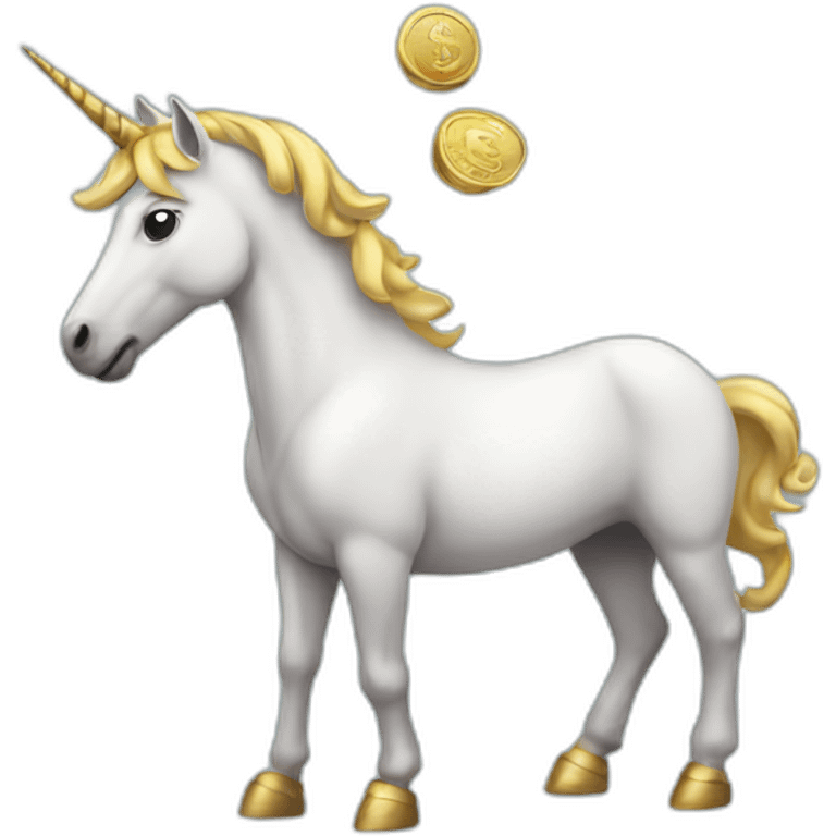 Money unicorn emoji