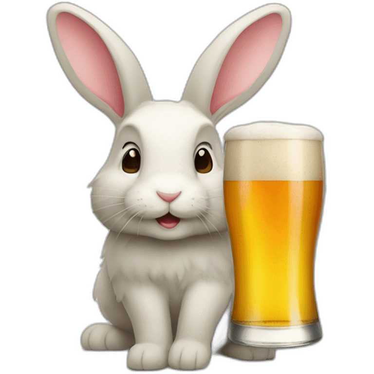 Lapin bière emoji