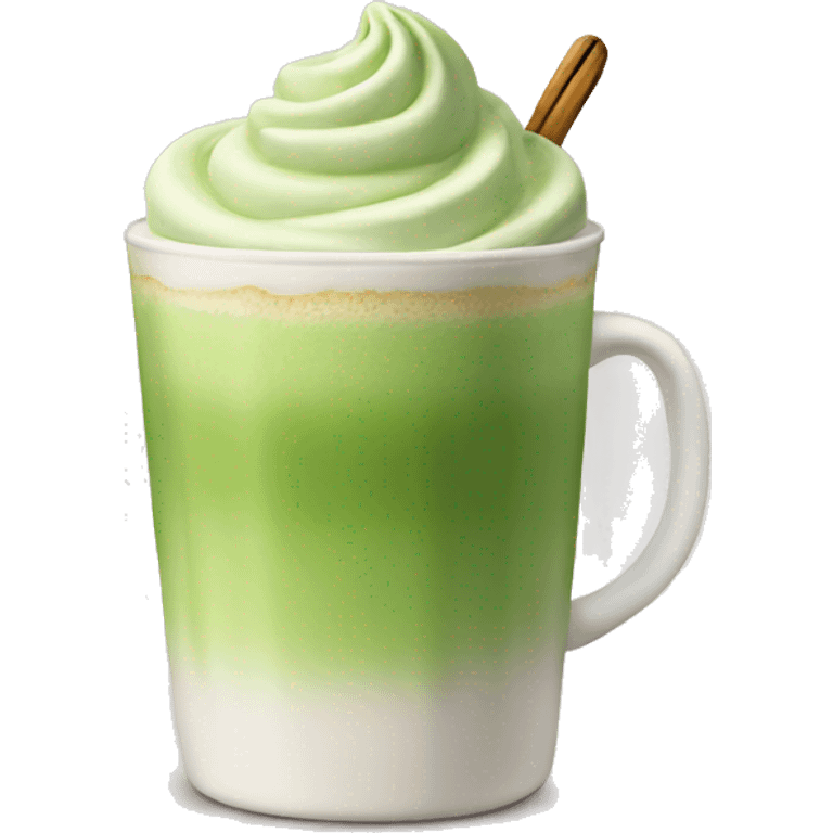 Matcha latte  emoji