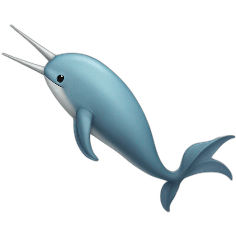 sleek narwhal emoji