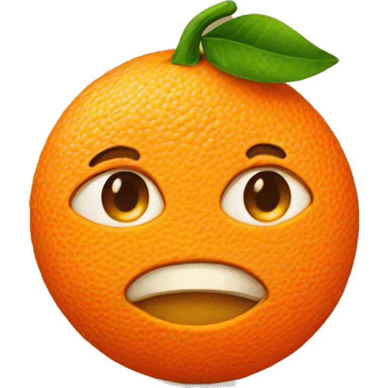 tangerine emoji