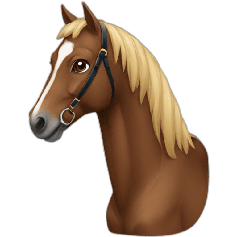 Cavallo senza testa emoji