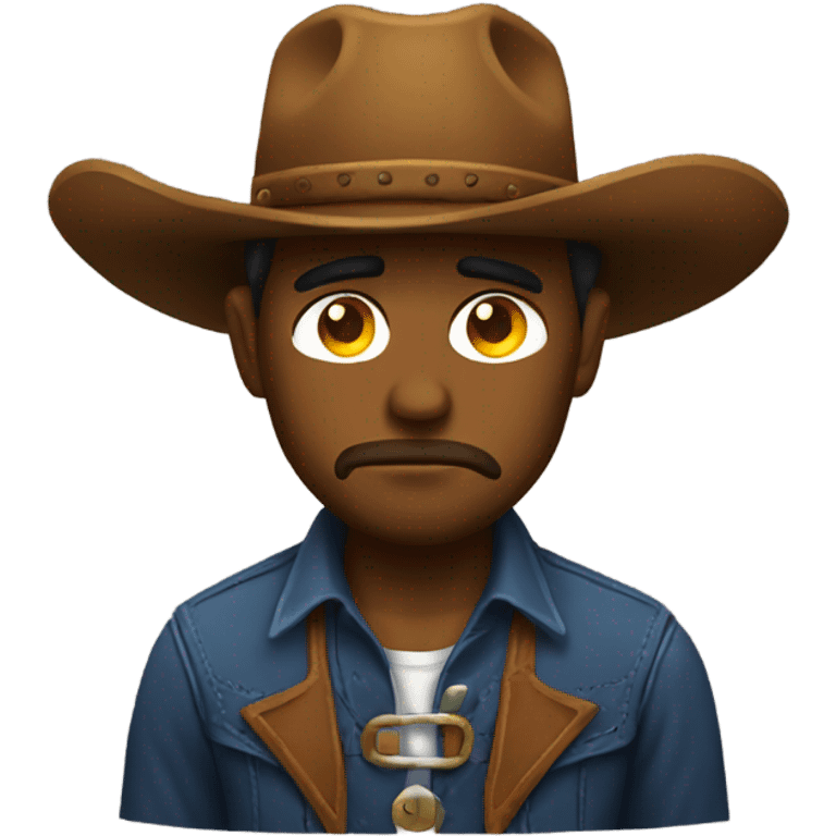 Sad cowboy basic emoji emoji