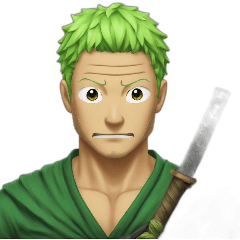 Zoro fume emoji