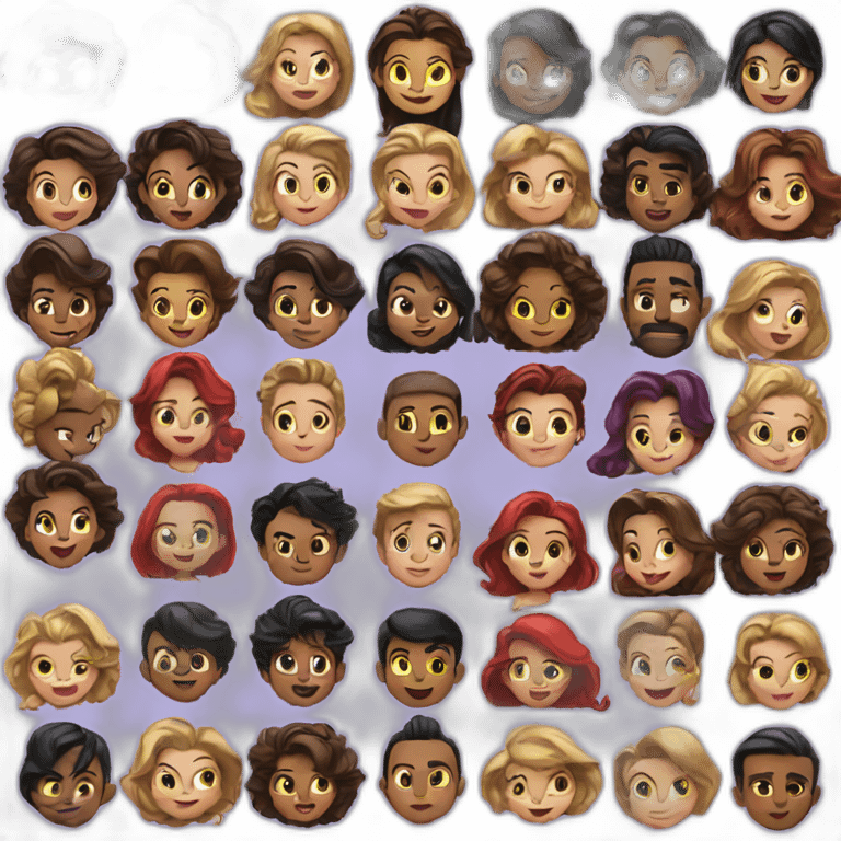 all disney characters emoji