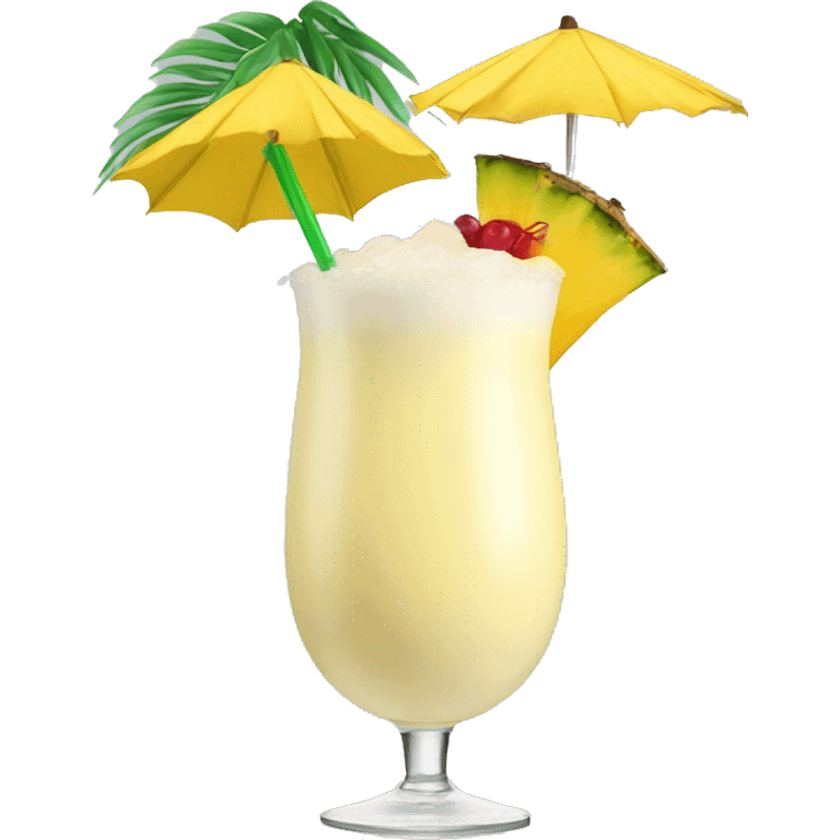 Pina colada emoji