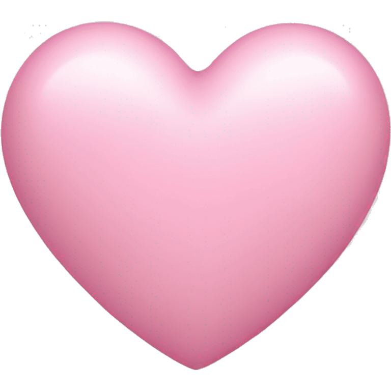 light pink love heart emoji