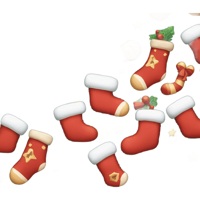 Christmas stocking festive emoji