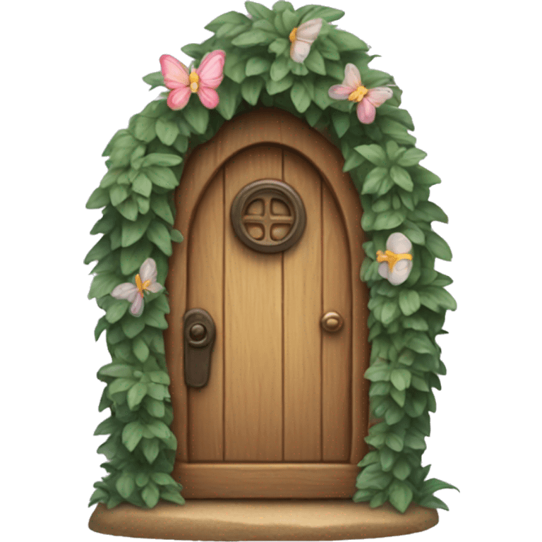 A fairy door emoji