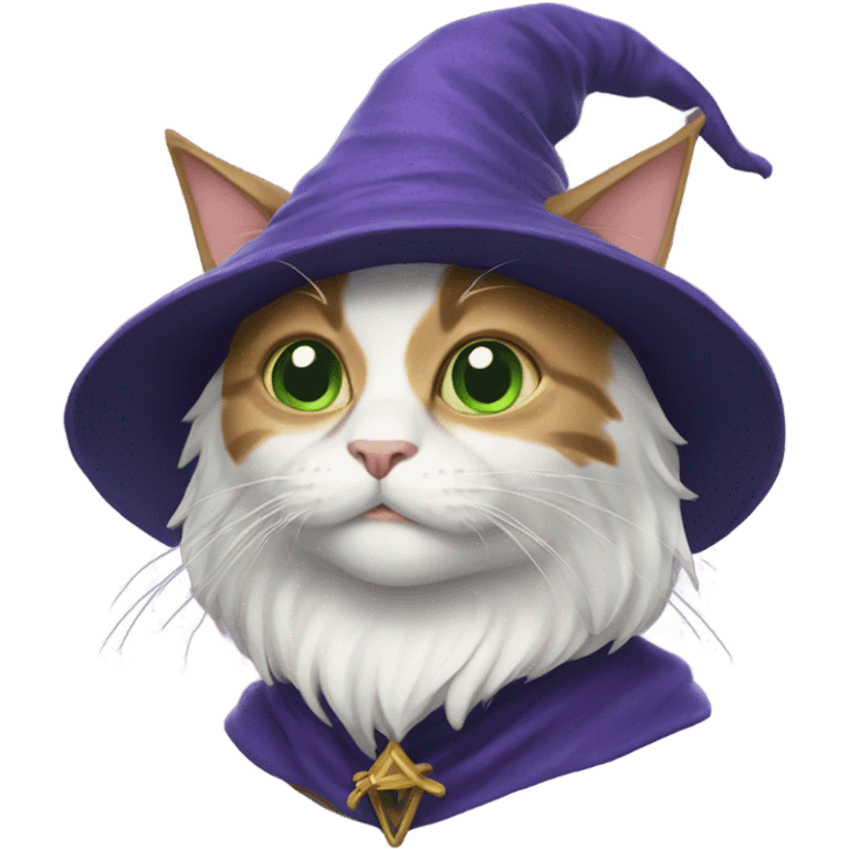 Wizard cat emoji