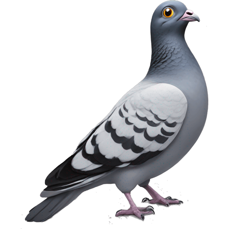 astonished pigeon emoji