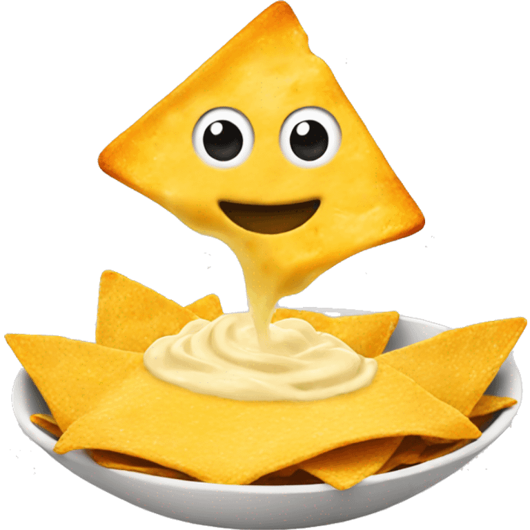 nachos & cheese dip emoji