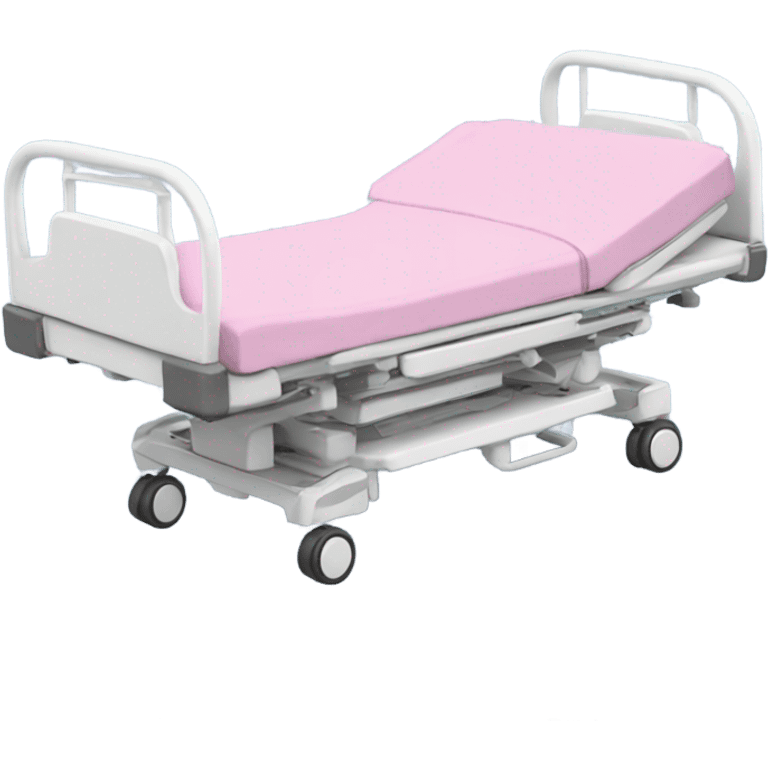 Pink hospital bed  emoji