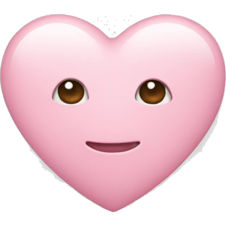 light pink heart emoji