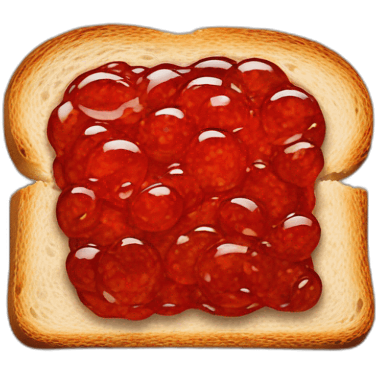 jam on slice of bread emoji