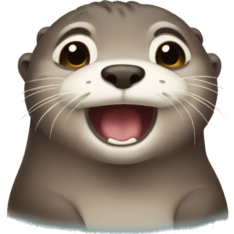 crying otter  emoji