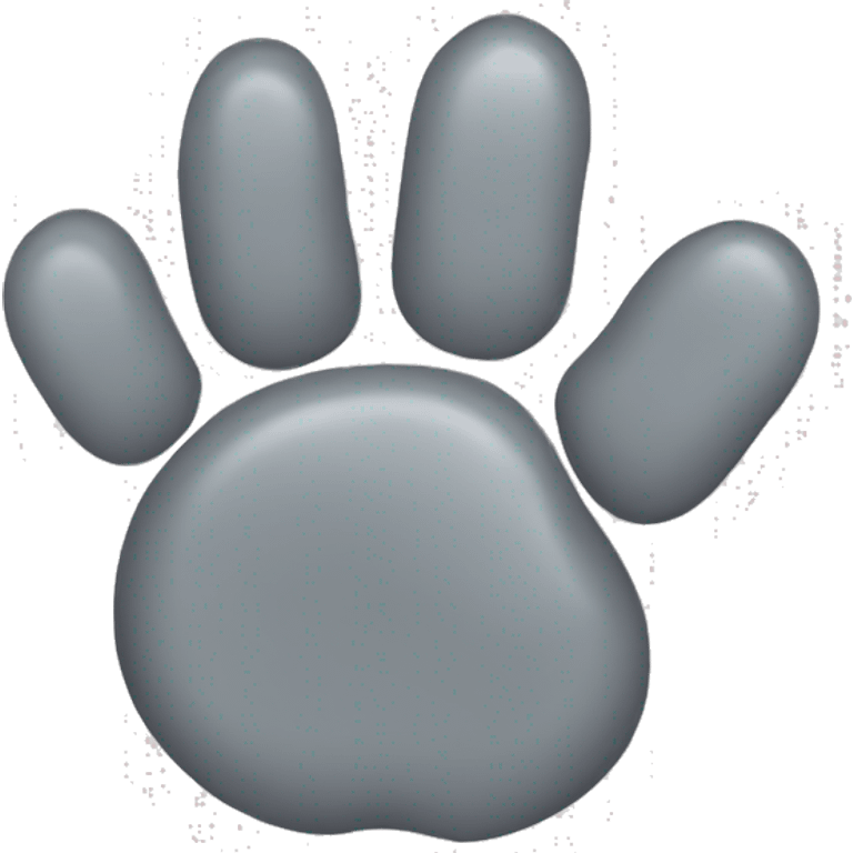  grey kitten paw emoji